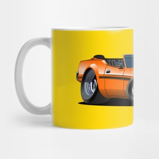 cartoon retro car Mug